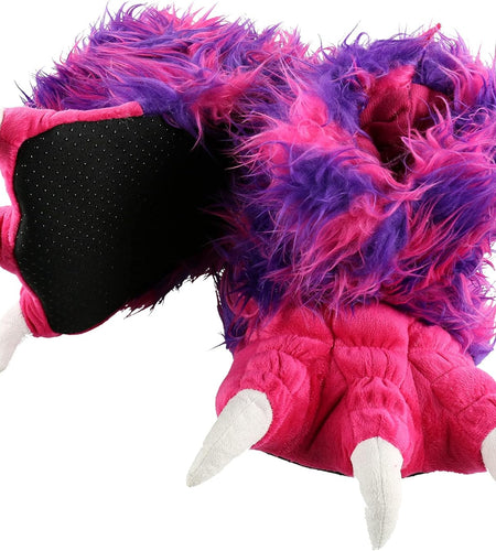 Animal Paw Slippers for Kids and Adults, Fun Costume for Kids, Cozy Furry Slippers