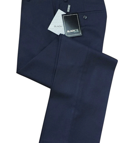 "Bradley" Midnight Navy Luxury Wool Blend Suit Pants